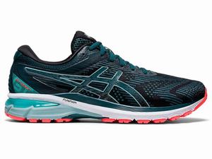 Zapatillas Running Asics GT-2000 8 Hombre Negras Azules | IERA-39021