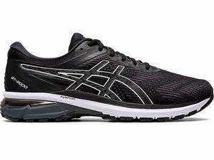 Zapatillas Running Asics GT-2000 8 Hombre Negras Blancas | PEYQ-74638