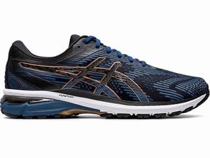 Zapatillas Running Asics GT-2000 8 Hombre Negras Gris Oscuro | RATY-04762