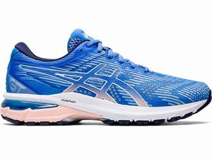 Zapatillas Running Asics GT-2000 8 Mujer Azules Blancas | CBVS-89653