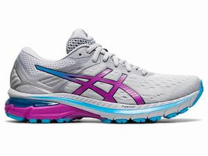 Zapatillas Running Asics GT-2000 9 (D) Mujer Gris Moradas | CXLZ-42051