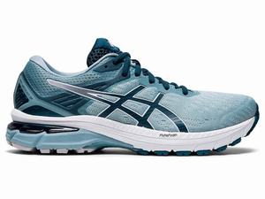 Zapatillas Running Asics GT-2000 9 Mujer Gris Claro Azules | CKIH-73150