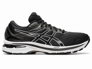 Zapatillas Running Asics GT-2000 9 Mujer Negras Blancas | XKFE-56824