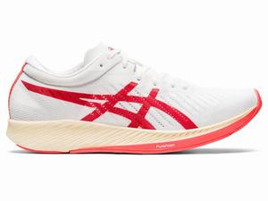 Zapatillas Running Asics METARACER Mujer Blancas Naranjas Rojas | MCSF-10865