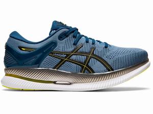 Zapatillas Running Asics METARIDE Hombre Gris Negras | MTUI-58632