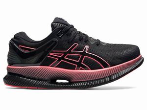 Zapatillas Running Asics METARIDE Mujer Negras Coral | QRDX-35146