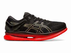 Zapatillas Running Asics METARIDE Mujer Negras Rojas | VHAF-64350