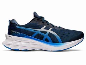 Zapatillas Running Asics NOVABLAST 2 Hombre Azules Plateadas | CAMJ-59643