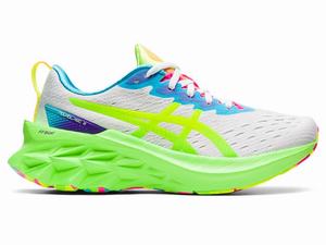 Zapatillas Running Asics NOVABLAST 2 Mujer Blancas Amarillo | JUHZ-53947