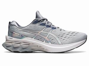 Zapatillas Running Asics NOVABLAST 2 PLATINUM Hombre Blancas Gris | QKPM-24659