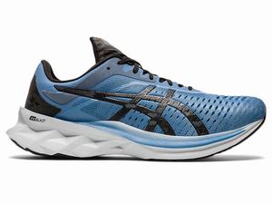 Zapatillas Running Asics NOVABLAST Hombre Gris Negras | JNMK-15963