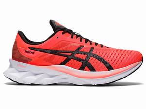 Zapatillas Running Asics NOVABLAST Hombre Naranjas Negras Rojas | XEFG-08457