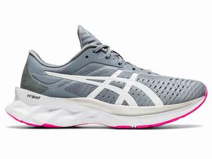 Zapatillas Running Asics NOVABLAST Mujer Plateadas | ODMS-73264