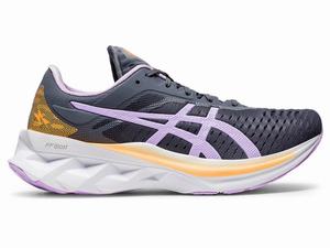 Zapatillas Running Asics NOVABLAST Mujer Gris Oscuro | XLTI-05689