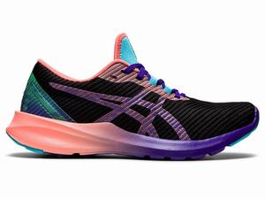 Zapatillas Running Asics VERSABLAST Mujer Negras Naranjas Coral | QGSR-53049