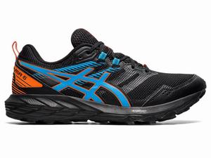 Zapatillas Trail Running Asics GEL-SONOMA 6 Hombre Negras Turquesa Claro | UVXN-57012