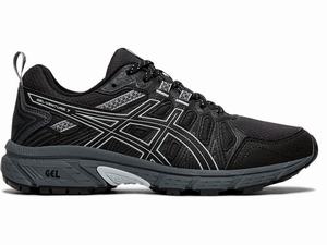 Zapatillas Trail Running Asics GEL-VENTURE 7 Mujer Negras Gris | DJCG-76598