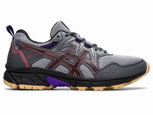 Zapatillas Trail Running Asics GEL-VENTURE 8 (D) Mujer Rojas Gris Rojas Oscuro | GBQP-60519