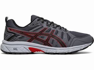 Zapatillas Trail Running Asics GEL-VENTURE 7 (4E) Hombre Negras Rojas | GIHK-14792