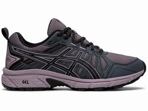 Zapatillas Trail Running Asics GEL-VENTURE 7 Mujer Gris Moradas | IUWS-79016