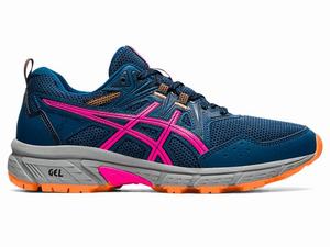 Zapatillas Trail Running Asics GEL-VENTURE 8 (D) Mujer Azules Rosas | KZXB-25034