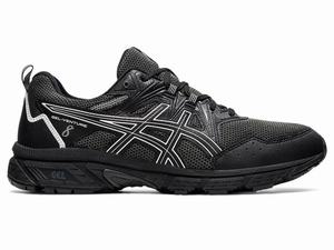 Zapatillas Trail Running Asics GEL-VENTURE 8 (4E) Hombre Negras Blancas | LPES-03914