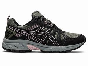 Zapatillas Trail Running Asics GEL-VENTURE 7 Mujer Verde Rosas | XDJZ-65271