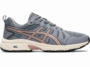 Zapatillas Trail Running Asics GEL-VENTURE 7 Mujer Gris | ZEMO-91720