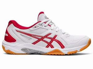 Zapatillas de Voleibol Asics GEL-ROCKET 10 Mujer Blancas Rojas | JLKX-64895