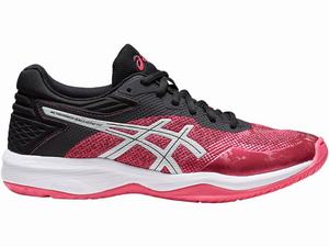 Zapatillas de Voleibol Asics Netburner Ballistic FF Mujer Negras Rosas | TGDE-63452