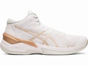 Zapatillas de Voleibol Asics SKY ELITE FF MT Mujer Blancas | XBYO-16732