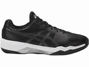 Zapatillas de Voleibol Asics Volley Elite FF Mujer Negras Blancas Gris Oscuro | HQFY-65231