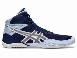 Zapatos De Lucha Asics MATFLEX 6 Hombre Azul Marino Marrones | WPDG-70253