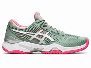 Zapatos de Tenis Asics COURT FF 2 Mujer Blancas Gris | SCGE-96032