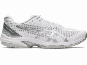 Zapatos de Tenis Asics Court Speed FF Hombre Blancas Plateadas | TMIZ-67341