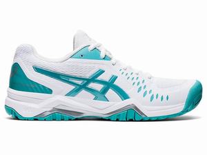 Zapatos de Tenis Asics GEL-CHALLENGER 12 Mujer Blancas Azules | GZHL-46135