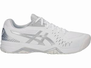 Zapatos de Tenis Asics GEL-CHALLENGER 12 Hombre Blancas Plateadas | KDHB-63517