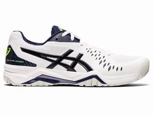 Zapatos de Tenis Asics GEL-CHALLENGER 12 Hombre Azul Marino Blancas | RKFP-50319