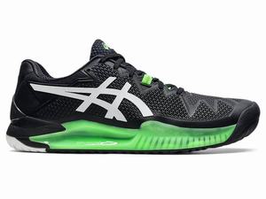 Zapatos de Tenis Asics GEL-Resolution 8 Hombre Negras Verde | DMEW-69748