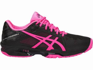 Zapatos de Tenis Asics GEL-Solution Speed 3 Mujer Negras Rosas Plateadas | JAWK-16279