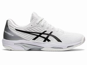 Zapatos de Tenis Asics SOLUTION SPEED FF Hombre Negras Blancas | LKVT-81032