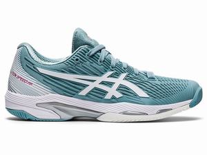 Zapatos de Tenis Asics SOLUTION SPEED FF 2 Mujer Blancas Azules | MNLX-57314