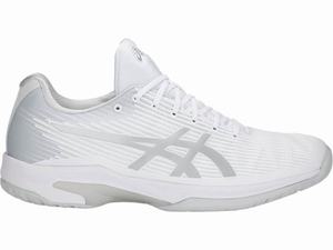 Zapatos de Tenis Asics SOLUTION SPEED FF Hombre Blancas Plateadas | WTBL-69587